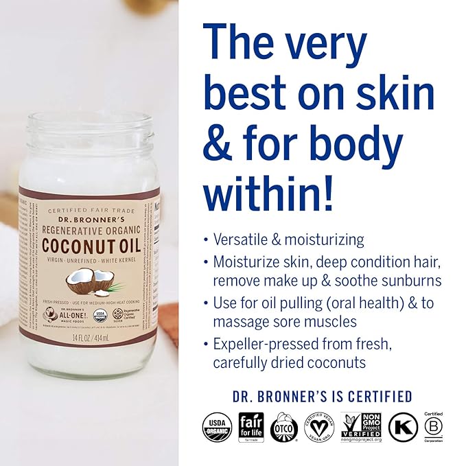 image of Dr. Bronner’s Organic Virgin Coconut Oil