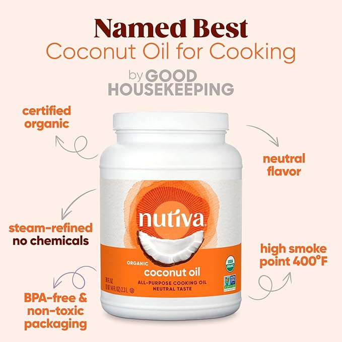 image of Nutiva Organic Extra Virgin Coconut Oil